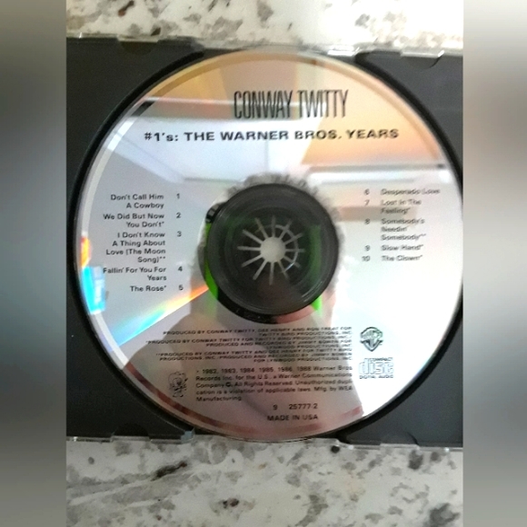 Conway Twitty The Warner Brothers Years Music CD - Picture 3 of 4